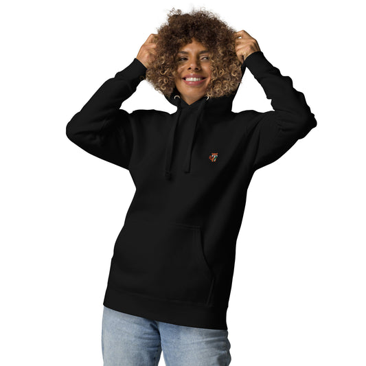 Femmes | Sweat à capuche  - Broderie - Panda roux