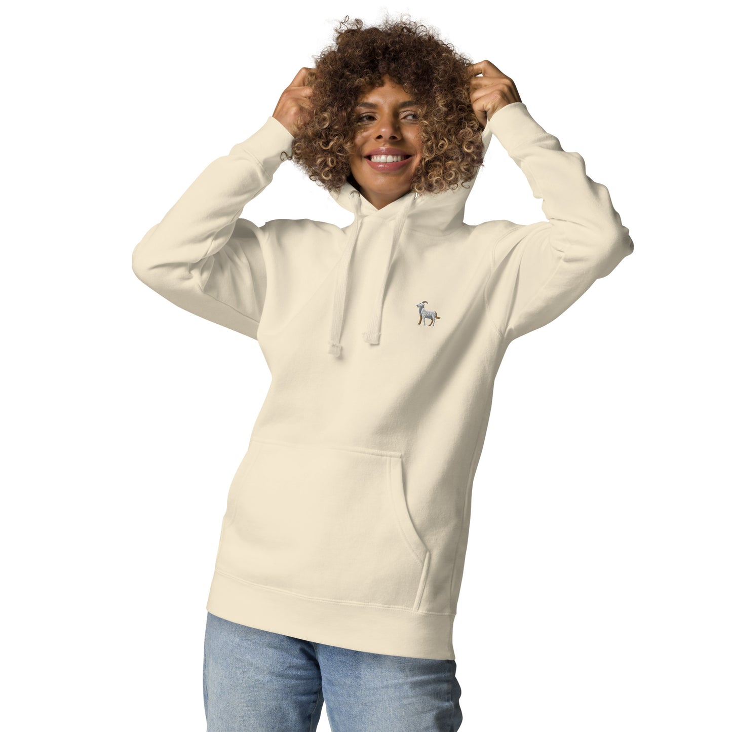 Femmes | Sweat à capuche – Broderie - Chèvre