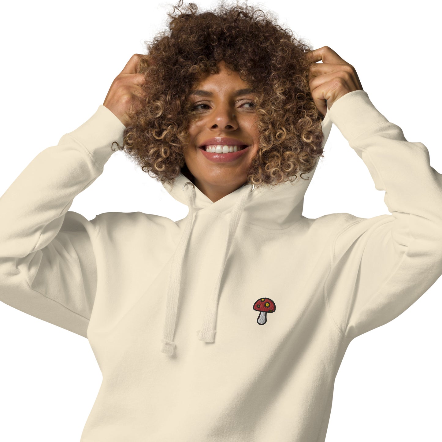 Femmes | Sweat à capuche - Broderie - Champignon