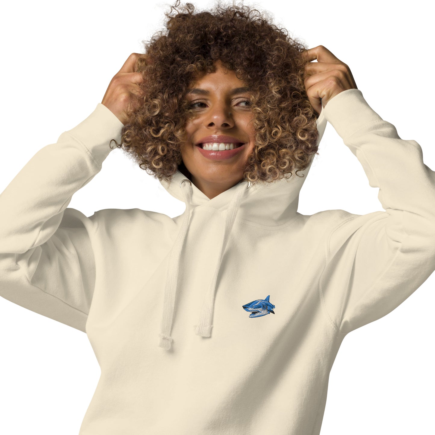 Femmes | Sweat à capuche – Broderie  - Requin