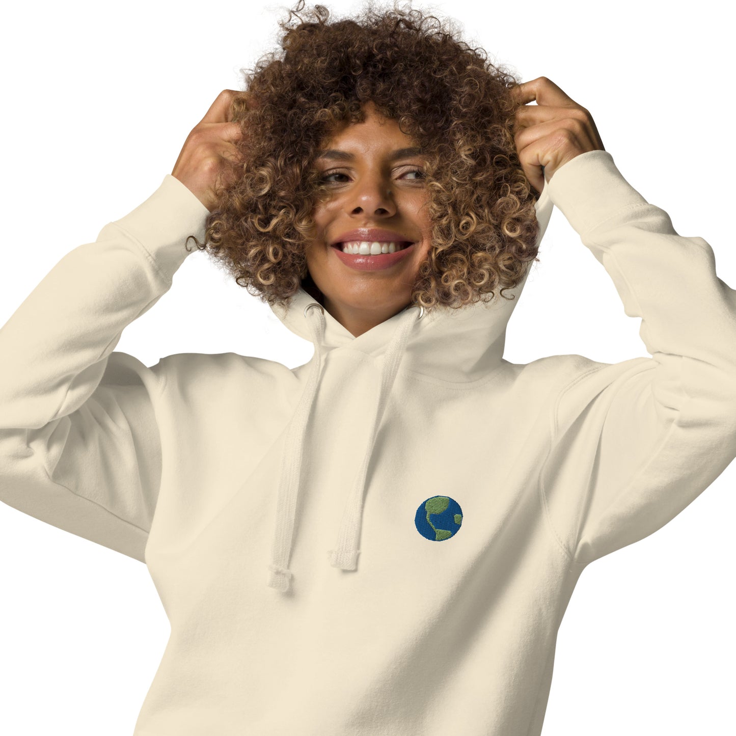 Femmes | Sweat à capuche – Broderie - Terre