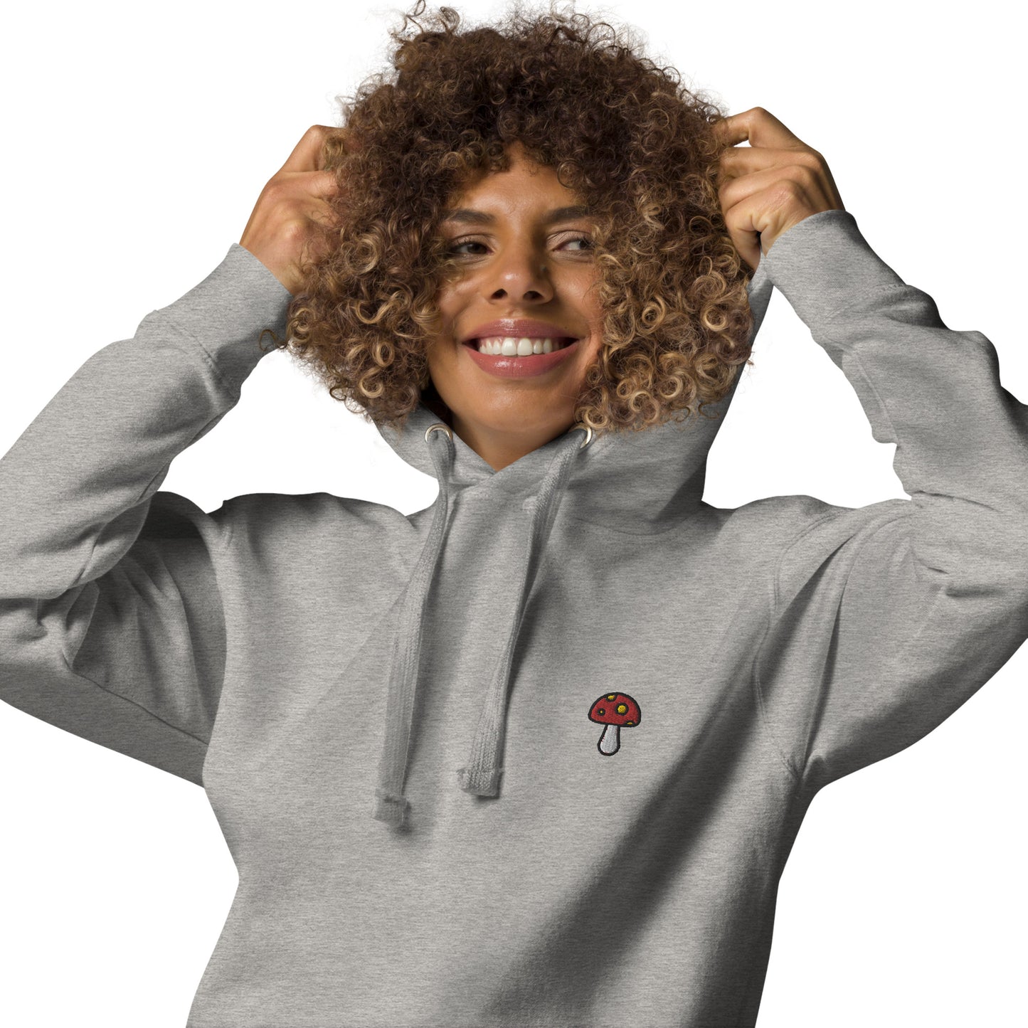 Femmes | Sweat à capuche - Broderie - Champignon