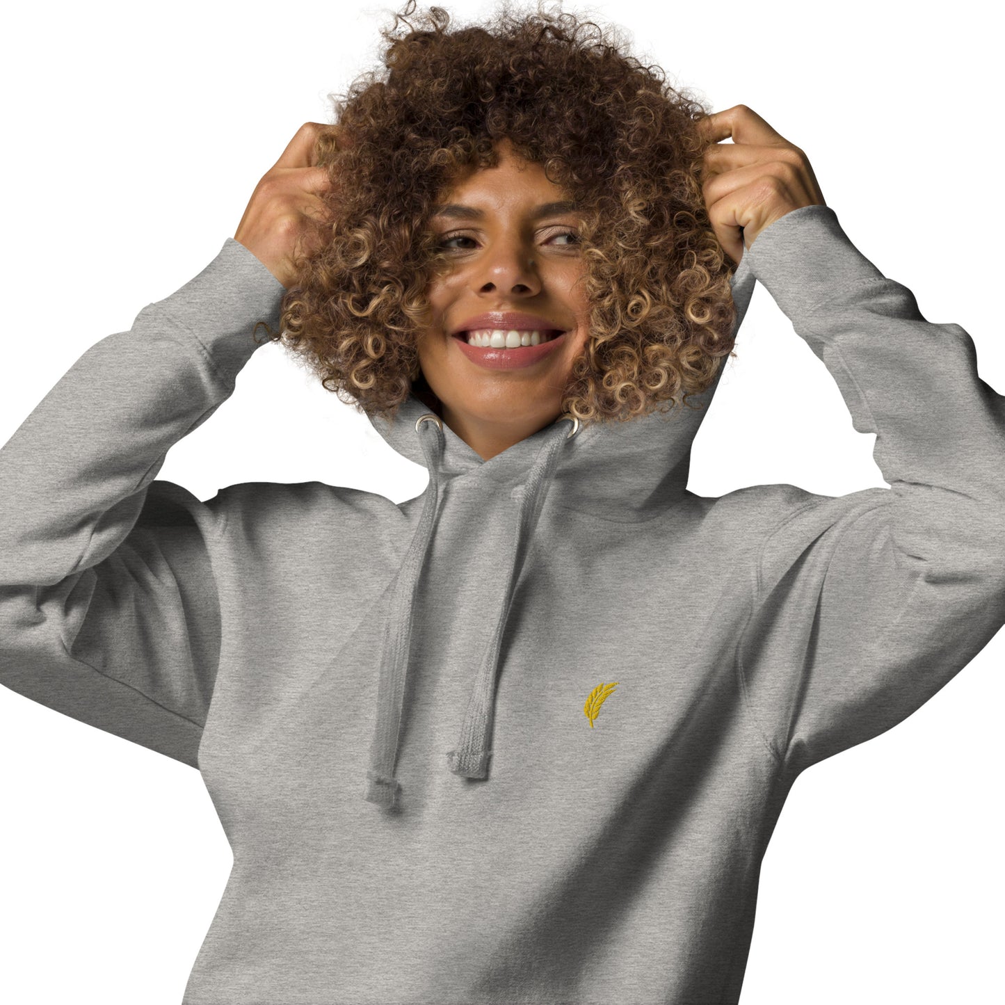 Femmes | Sweat à capuche - Broderie - Blé