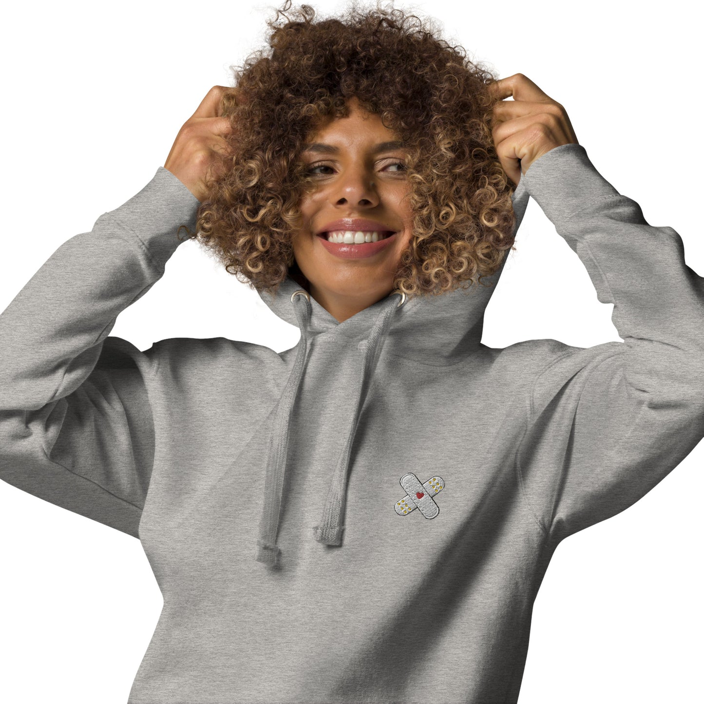 Femmes | Sweat à capuche - Broderie - Pansement