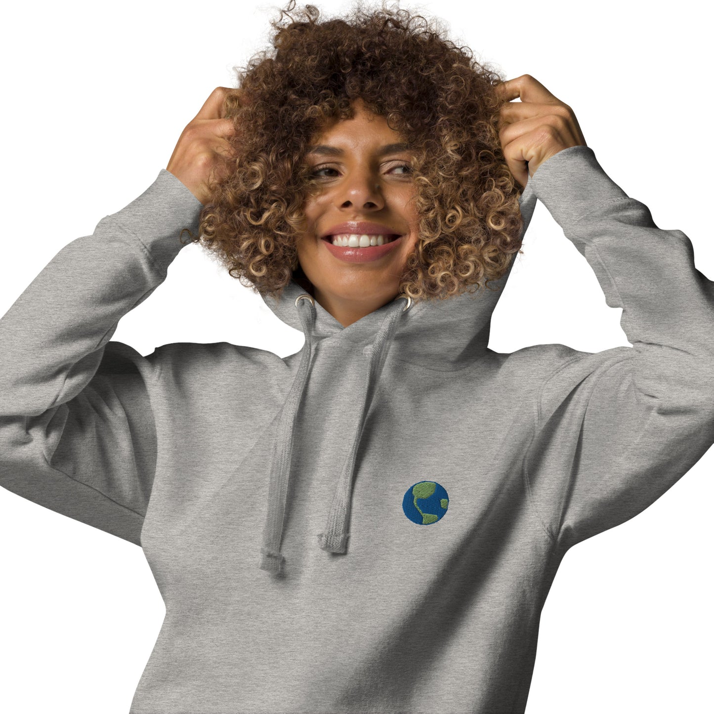 Femmes | Sweat à capuche – Broderie - Terre