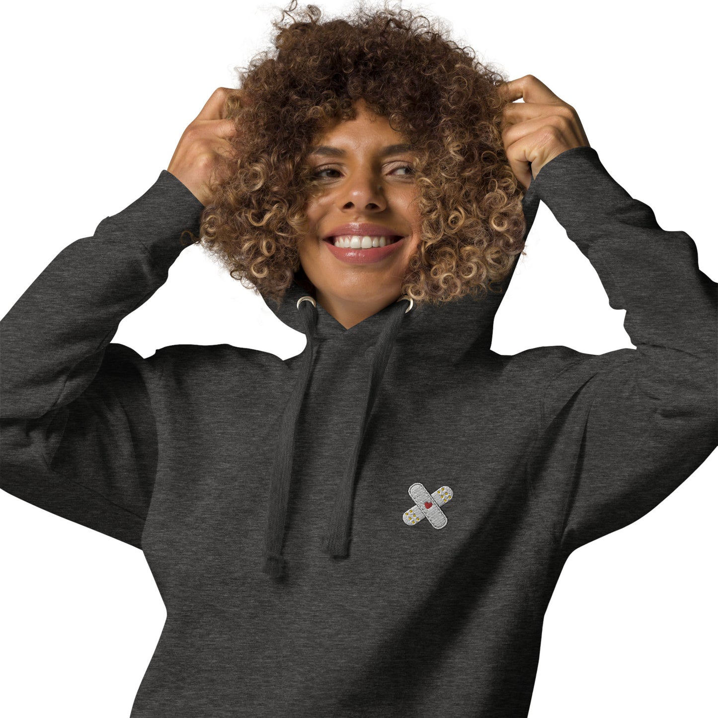 Femmes | Sweat à capuche - Broderie - Pansement