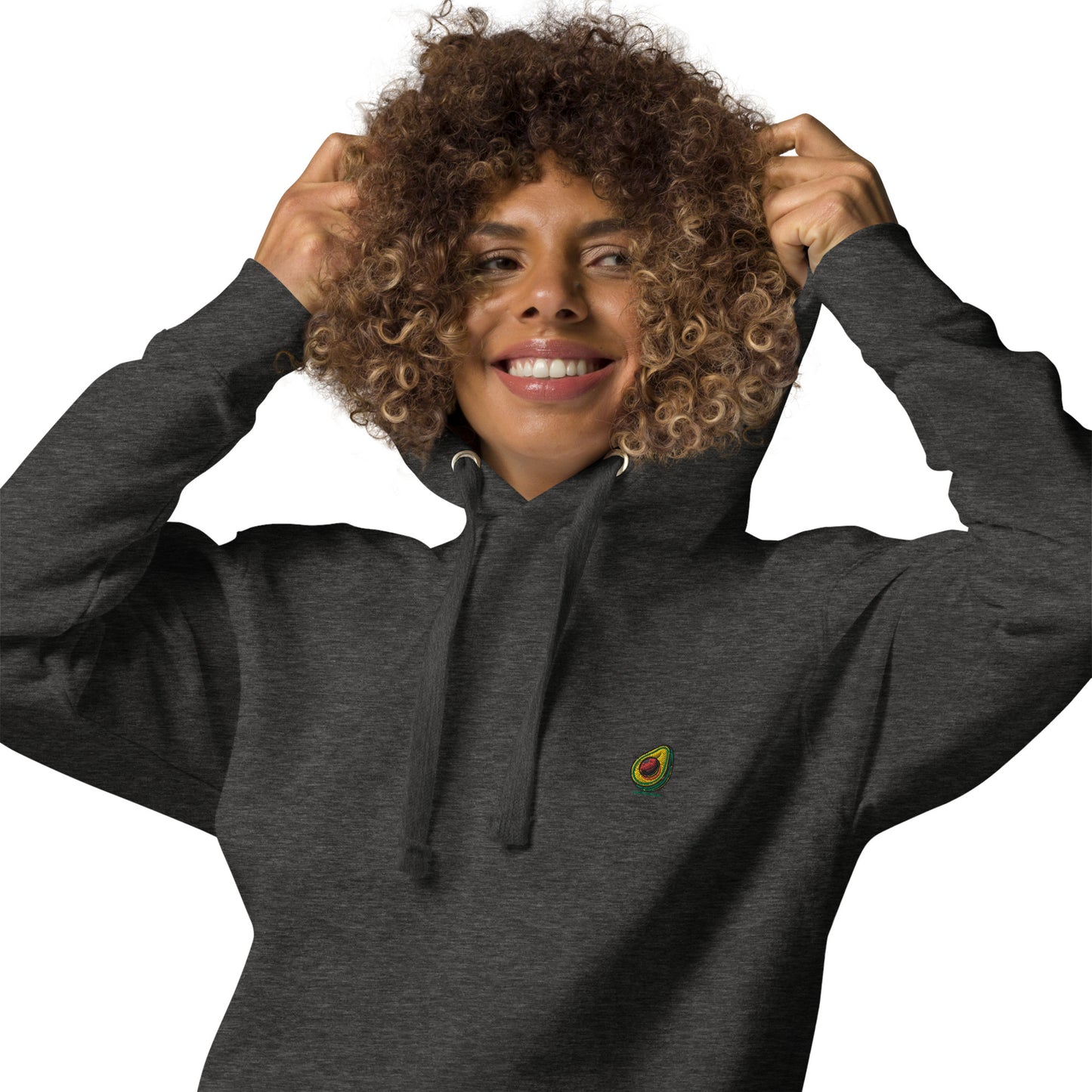 Femmes | Sweat à capuche - Broderie - Avocat