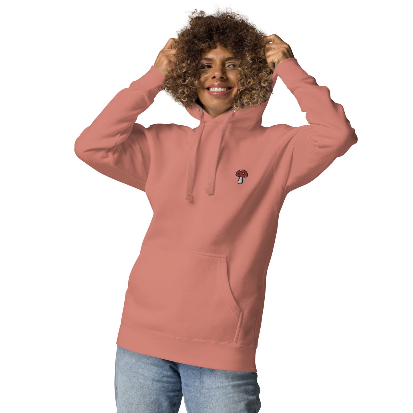 Femmes | Sweat à capuche - Broderie - Champignon