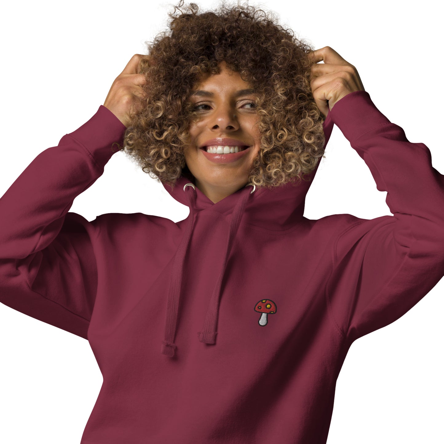 Femmes | Sweat à capuche - Broderie - Champignon