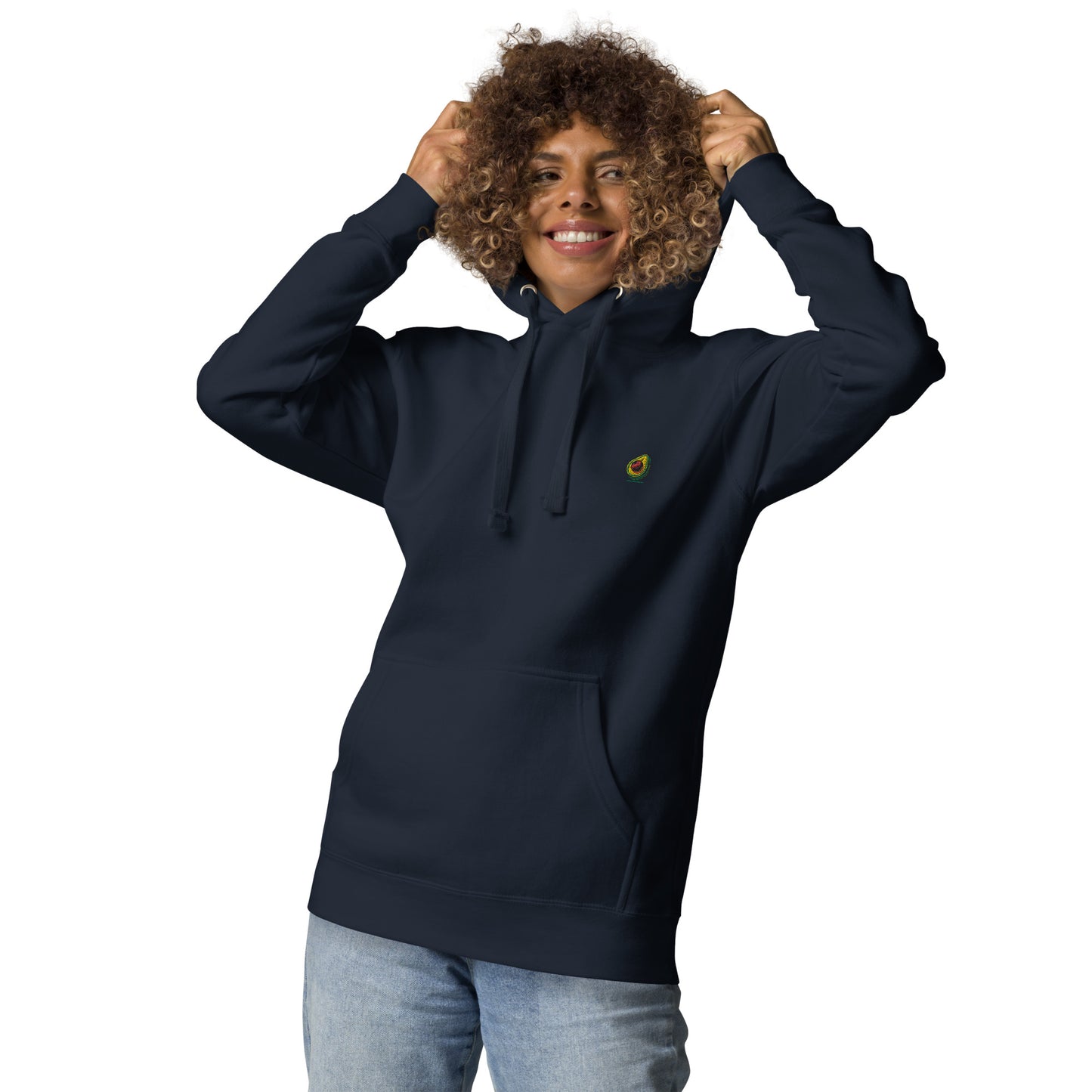 Femmes | Sweat à capuche - Broderie - Avocat