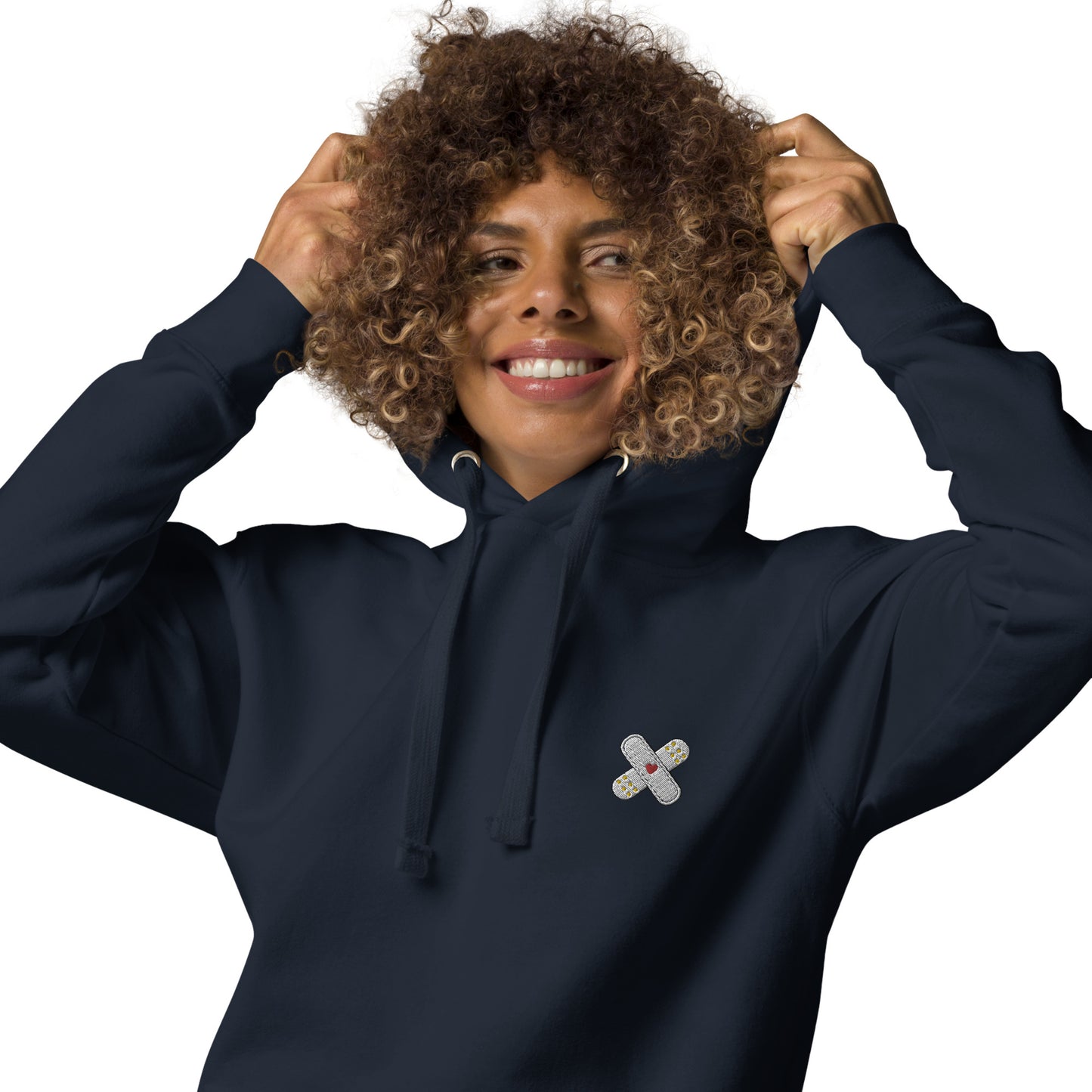 Femmes | Sweat à capuche - Broderie - Pansement