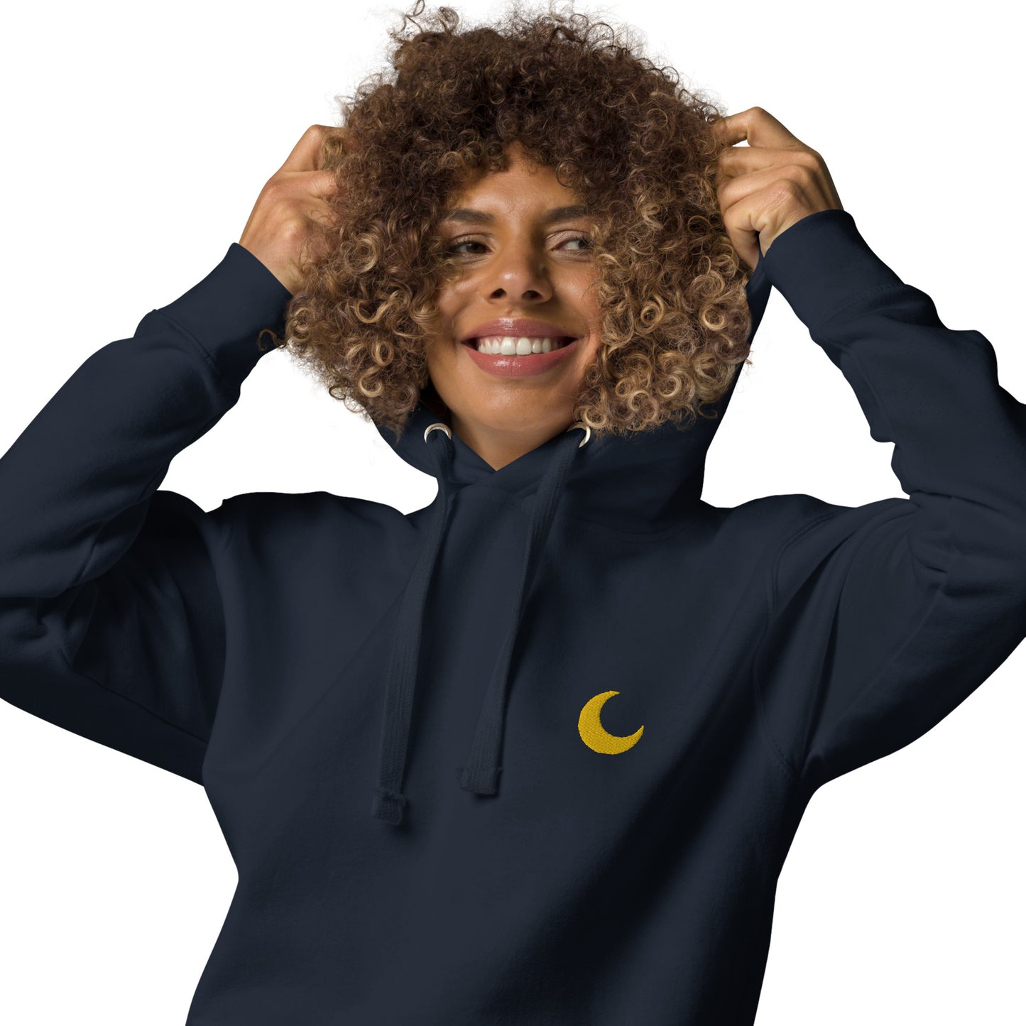 Femmes | Sweat à capuche – Broderie - Croissant de Lune