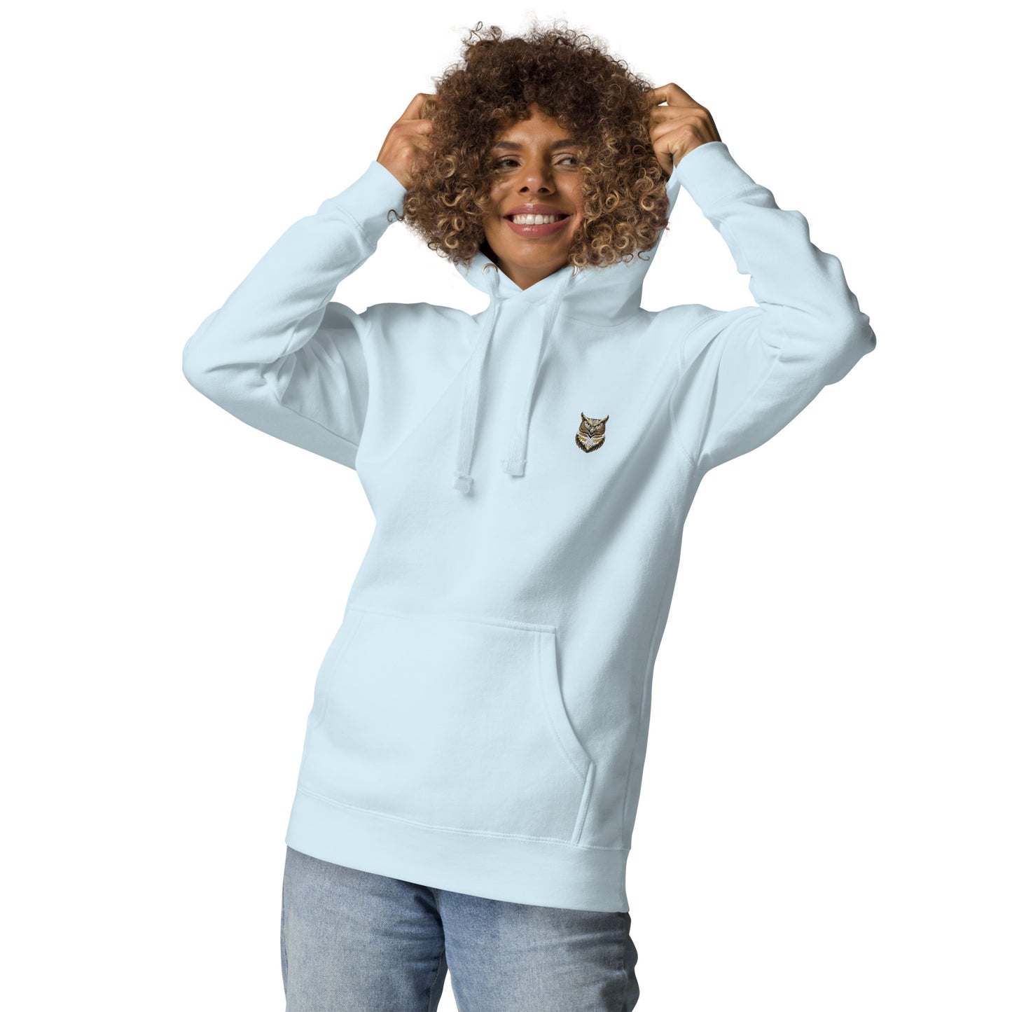 Femmes | Sweat à capuche – Broderie -  Hibou