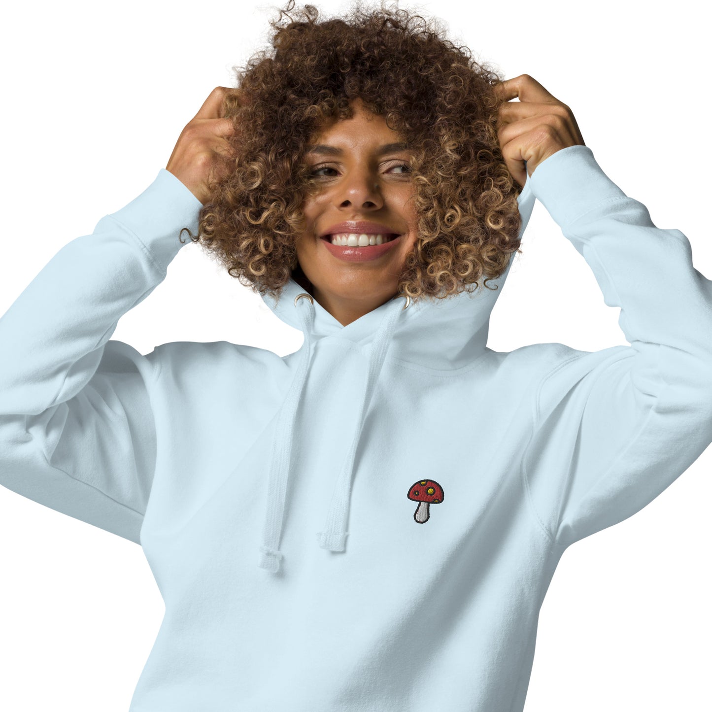 Femmes | Sweat à capuche - Broderie - Champignon