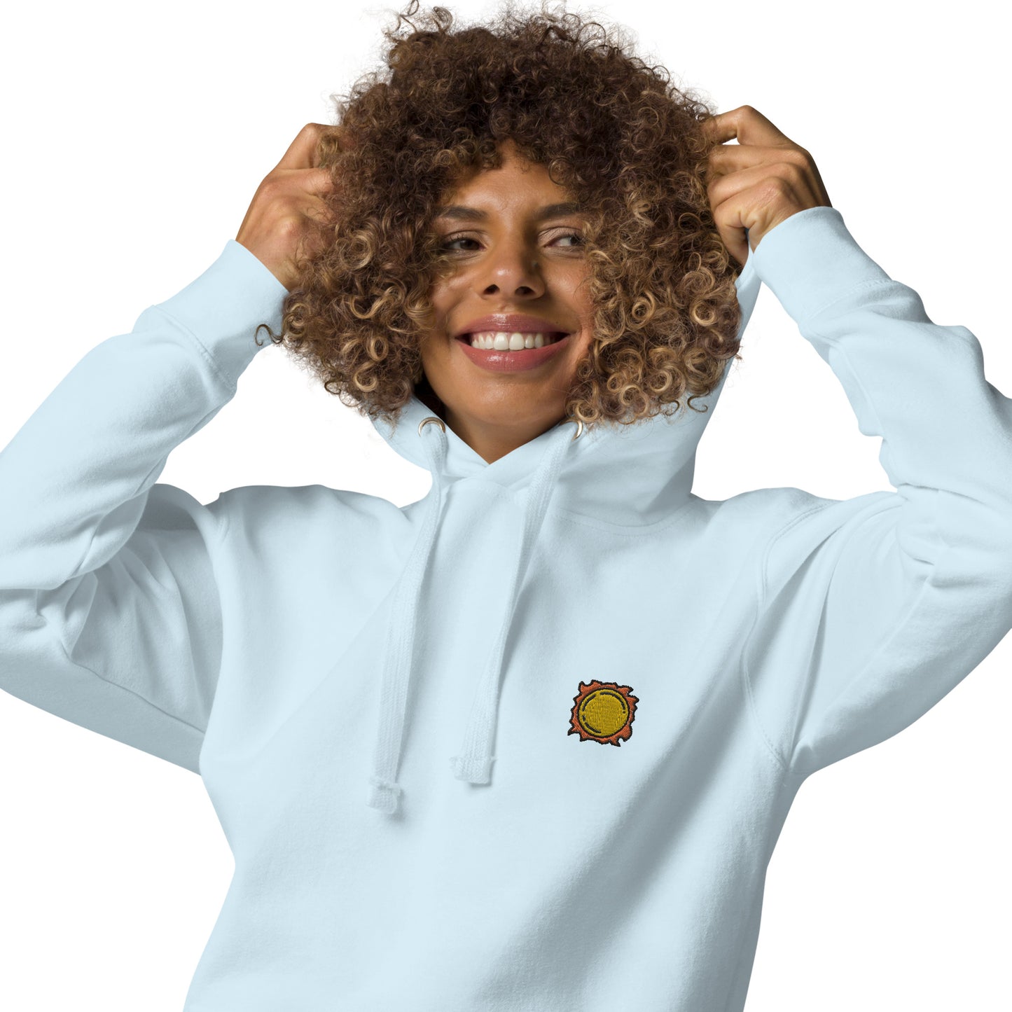 Femmes | Sweat à capuche – Broderie - Soleil