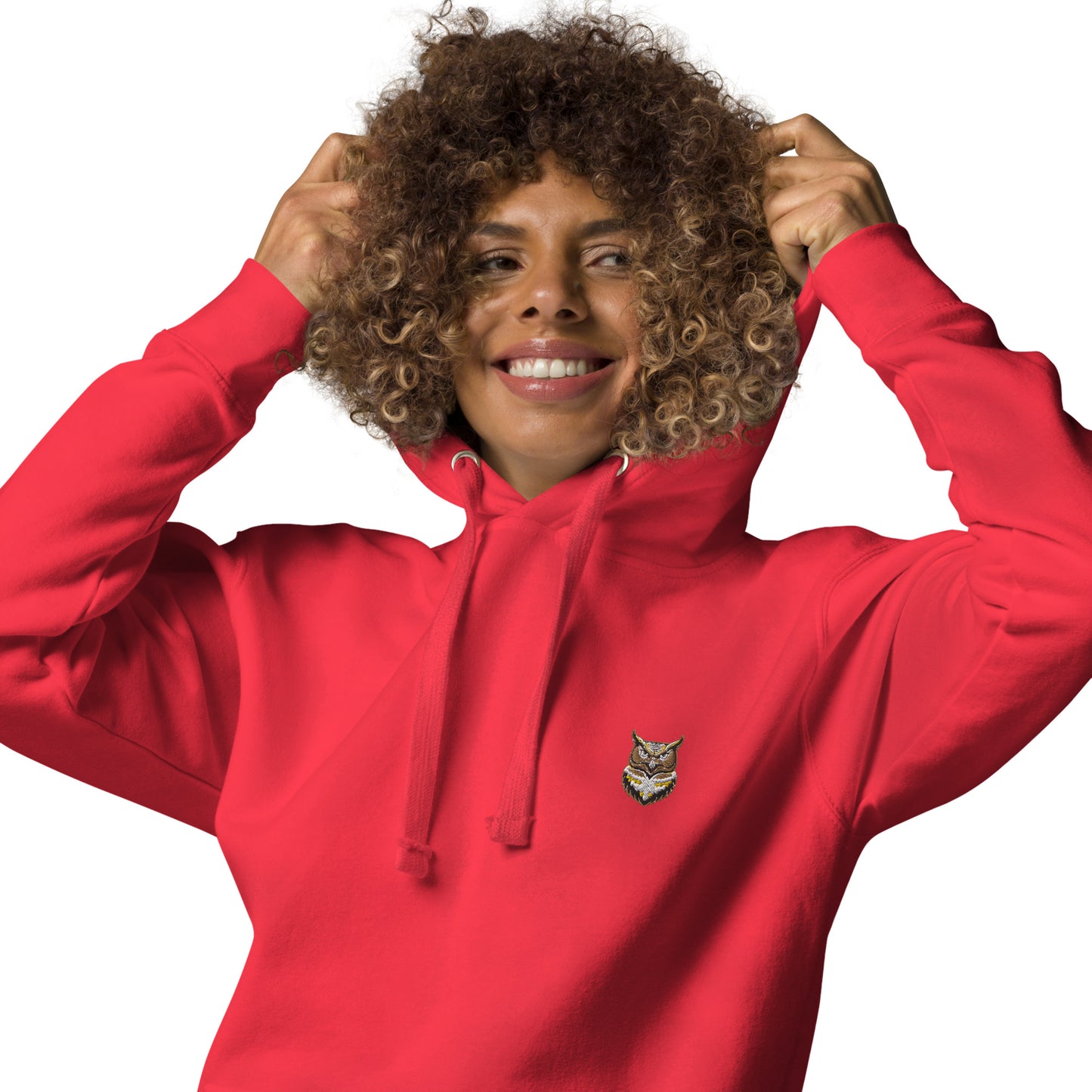 Femmes | Sweat à capuche – Broderie -  Hibou