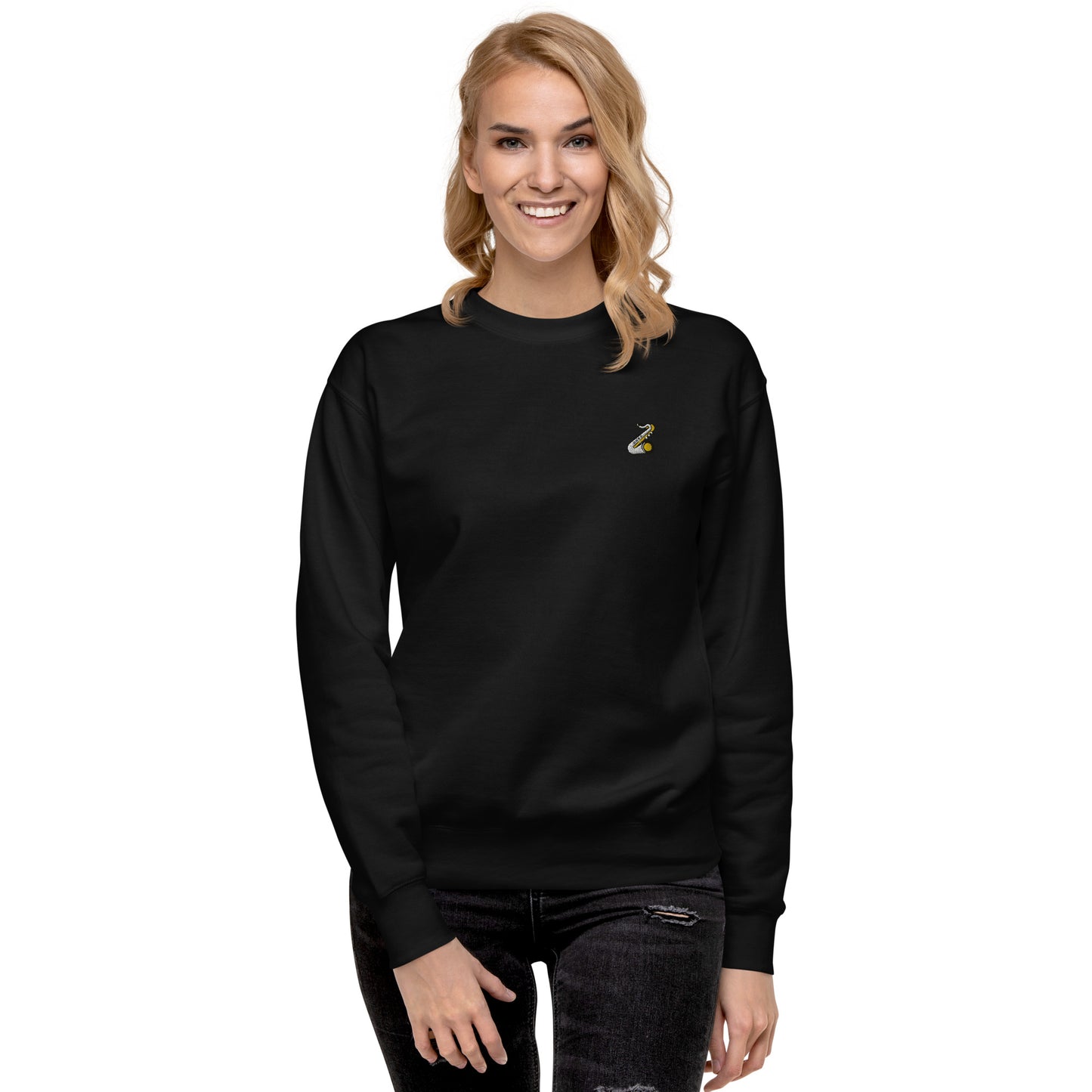 Femmes | Sweatshirt - Broderie - Saxophone