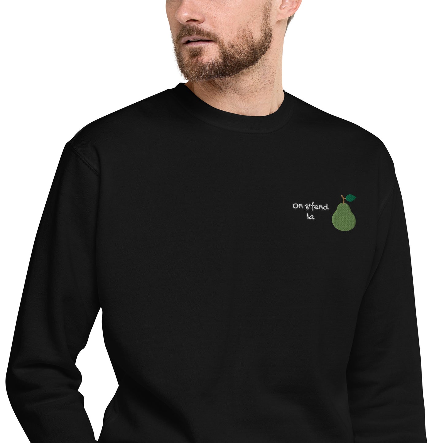 Hommes | Sweatshirt - Broderie - On s'fend la poire