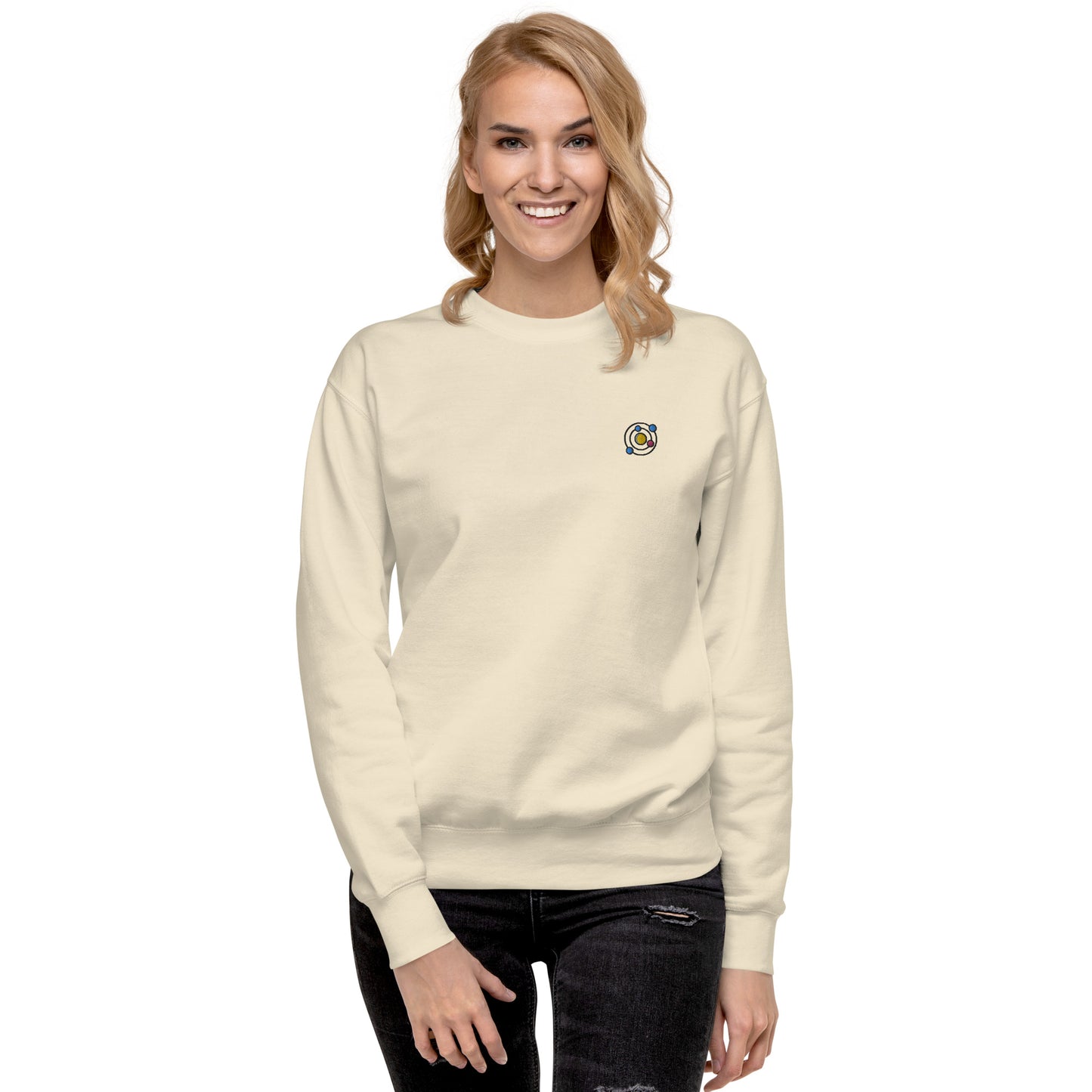 Femmes | Sweatshirt - Broderie - Système solaire