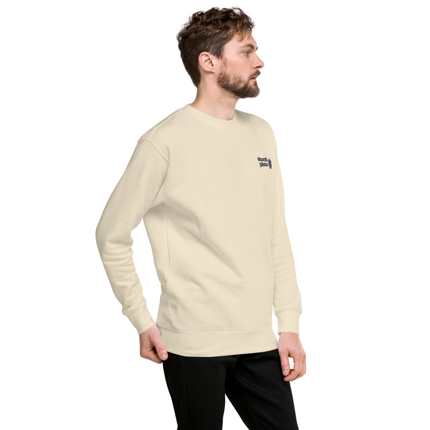 Hommes | Sweatshirt - Broderie - J'me suis pris une prune