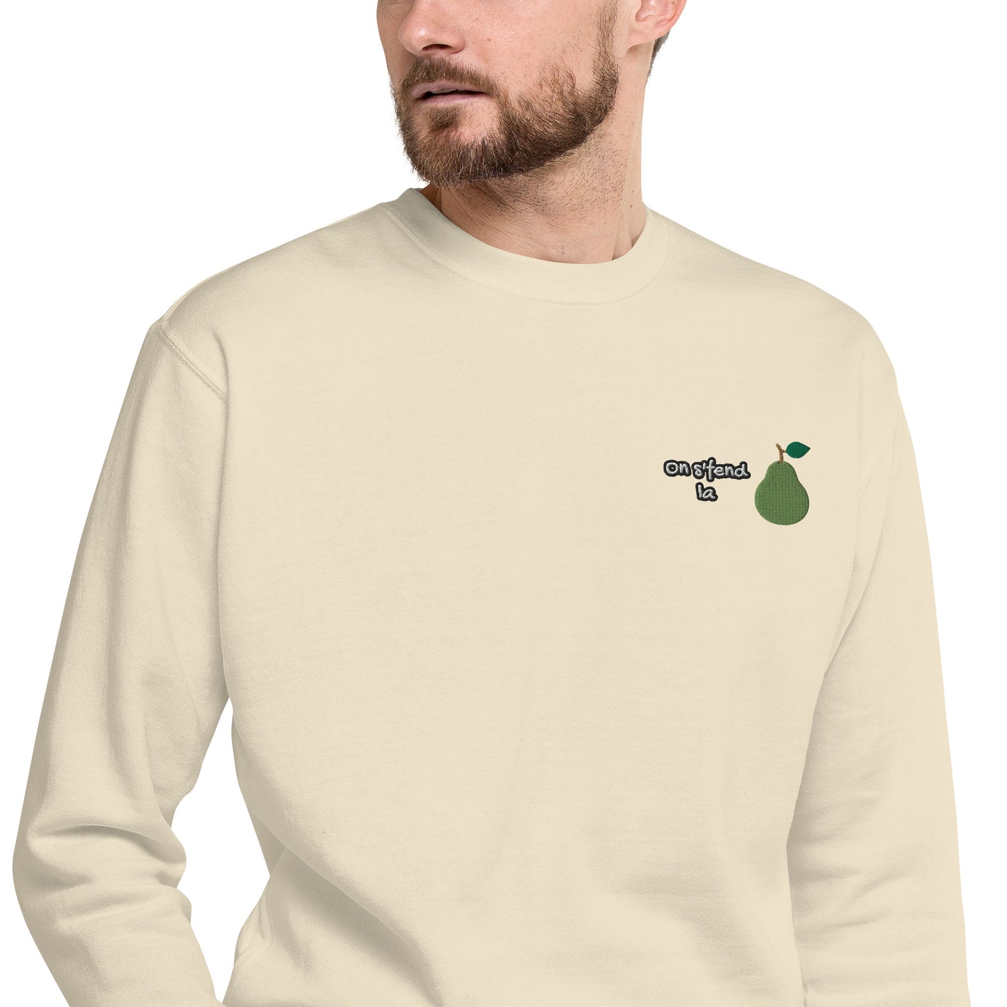 Hommes | Sweatshirt - Broderie - On s'fend la poire