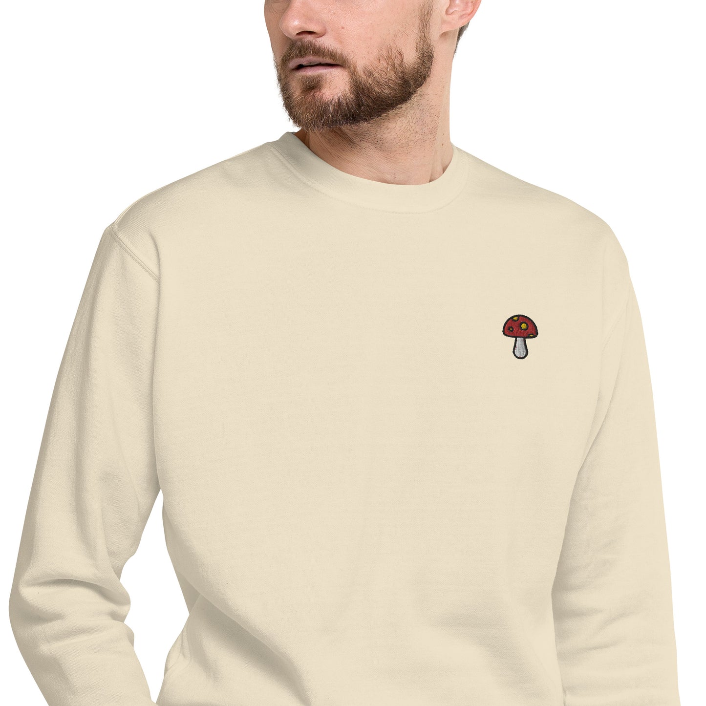 Hommes | Sweatshirt - Broderie - Champignon