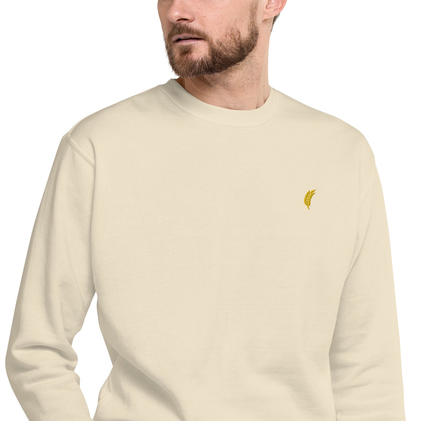 Hommes | Sweatshirt - Broderie - Blé