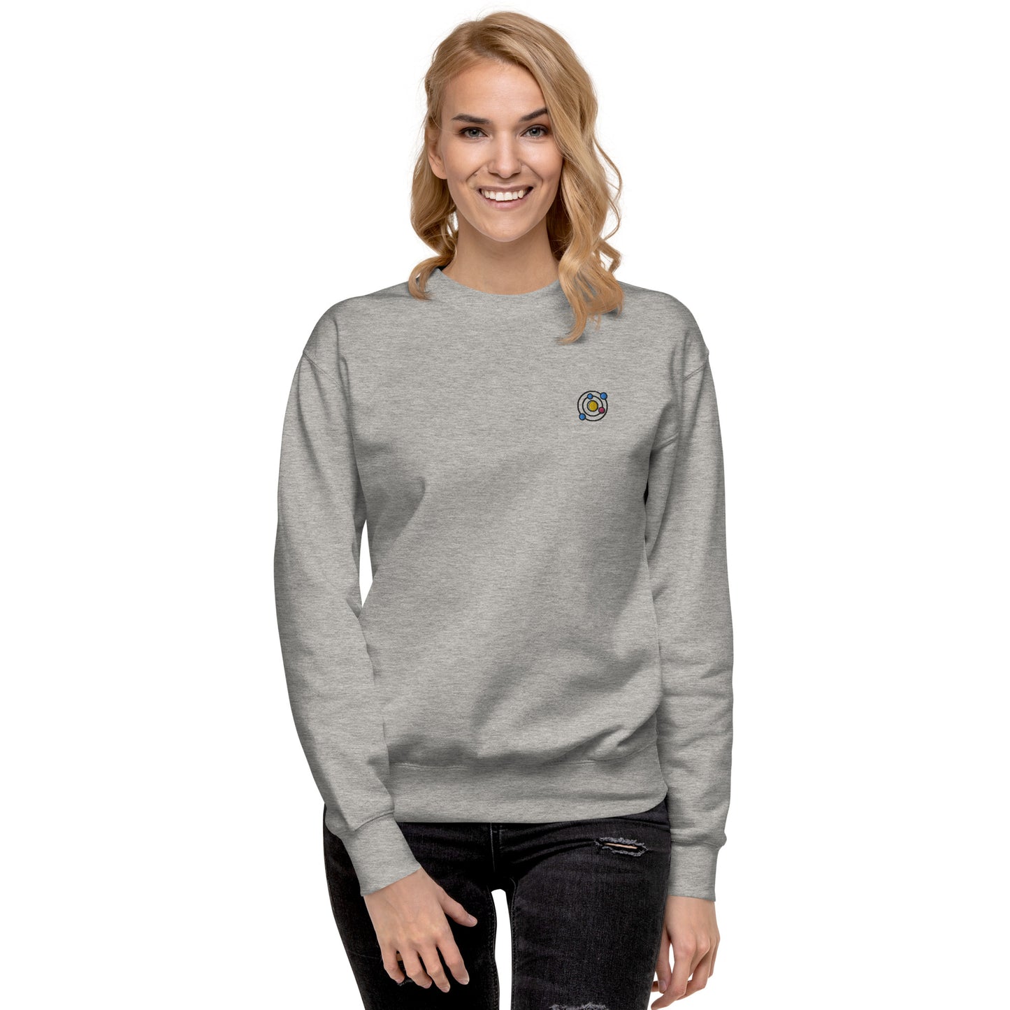 Femmes | Sweatshirt - Broderie - Système solaire