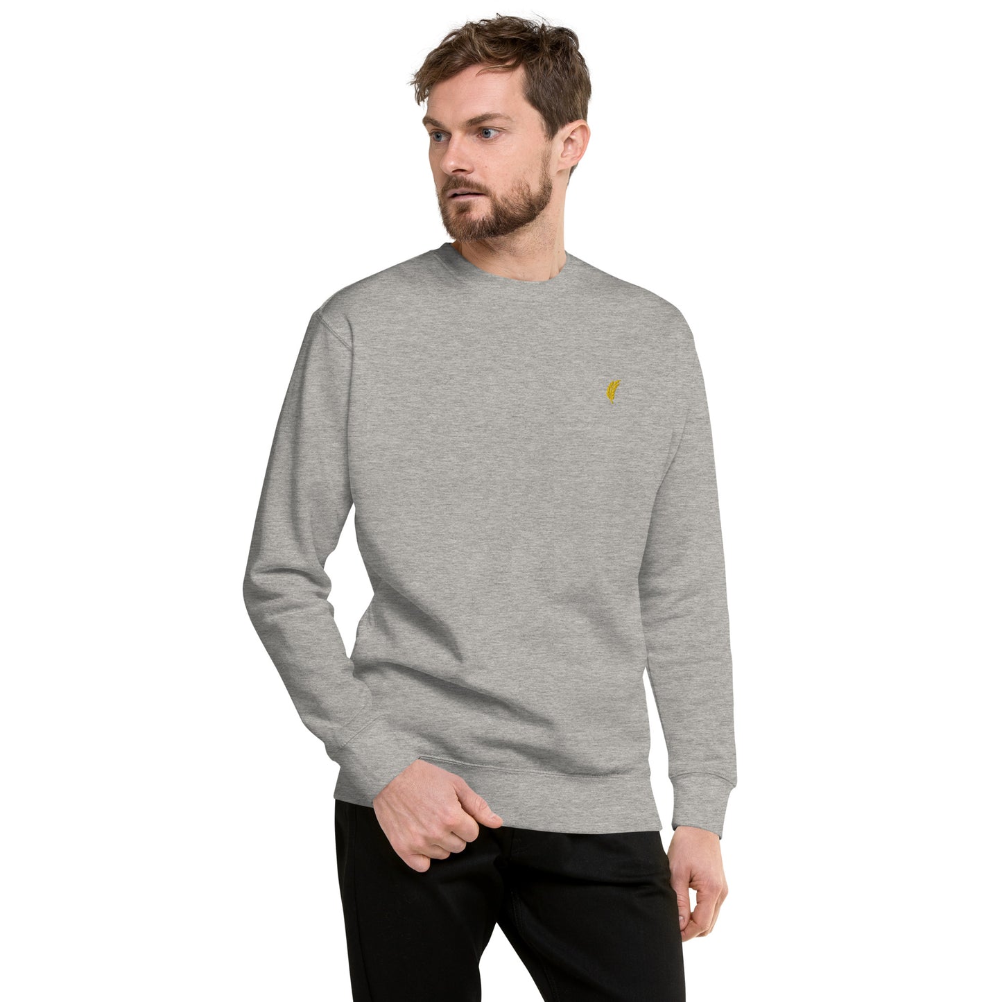 Hommes | Sweatshirt - Broderie - Blé