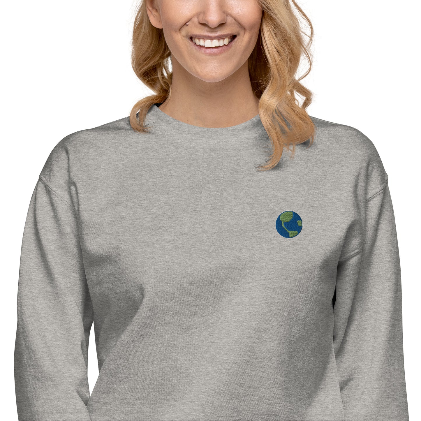 Femmes | Sweatshirt - Broderie - Terre