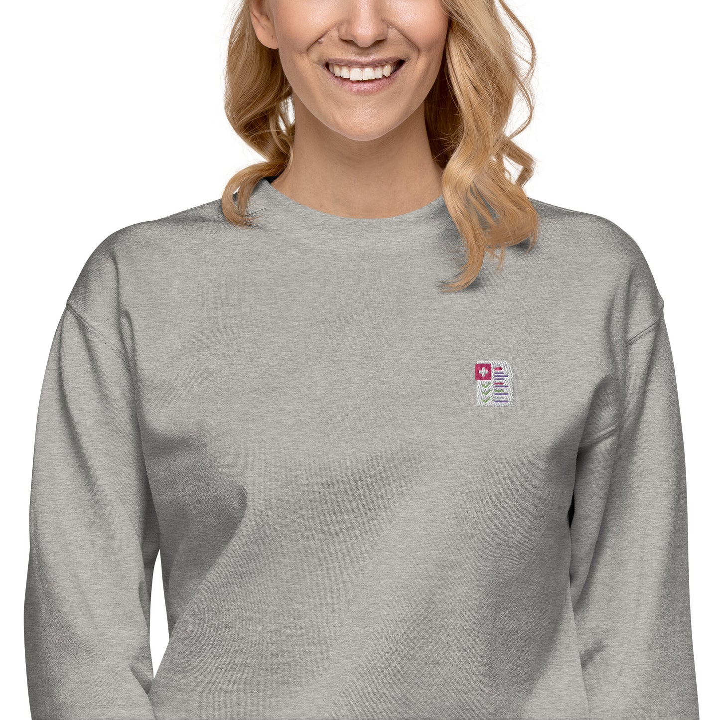 Femmes | Sweatshirt - Broderie - Check-up Sewphisticate