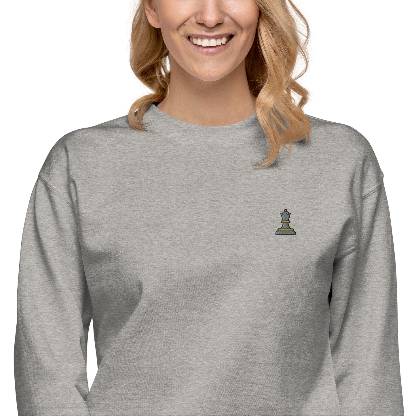 Femmes | Sweatshirt - Broderie - Jeux d'échecs - La dame