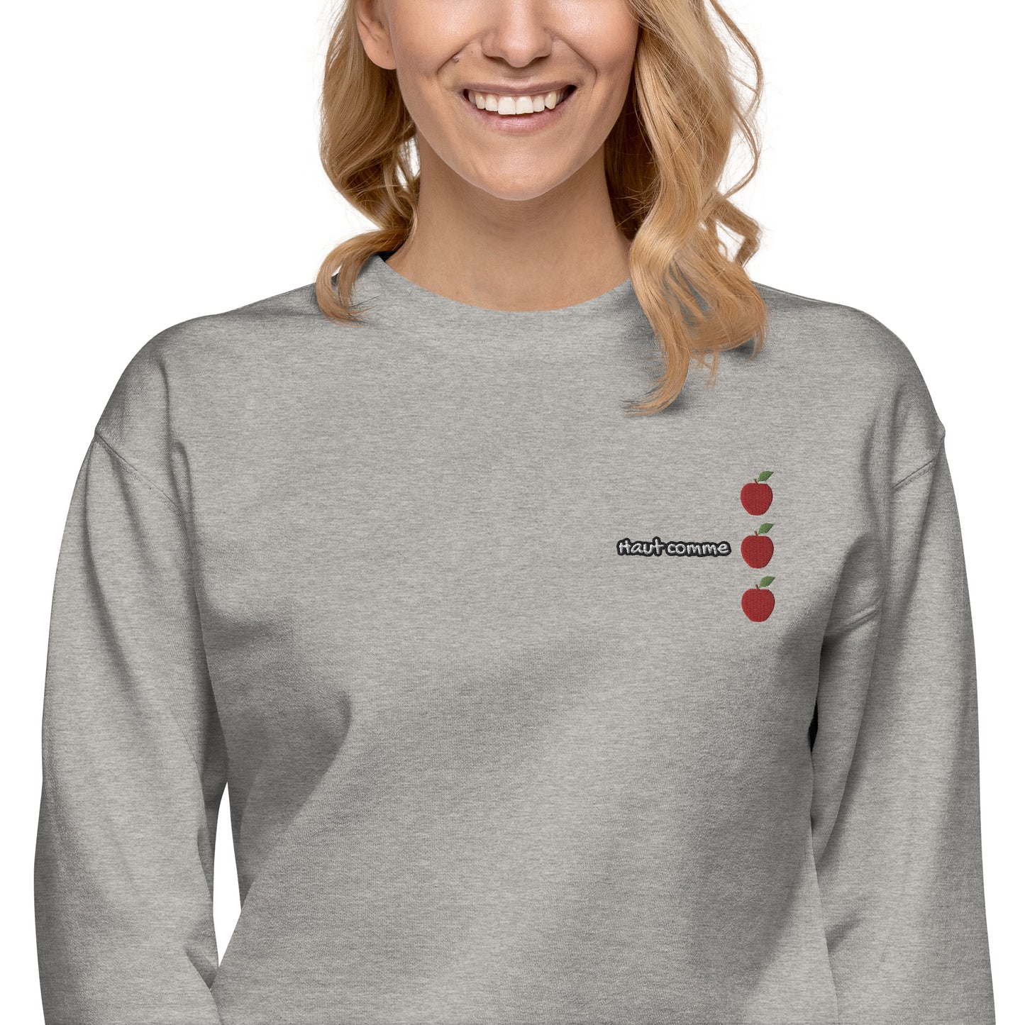 Femmes | Sweatshirt - Broderie - Haut comme 3 pommes