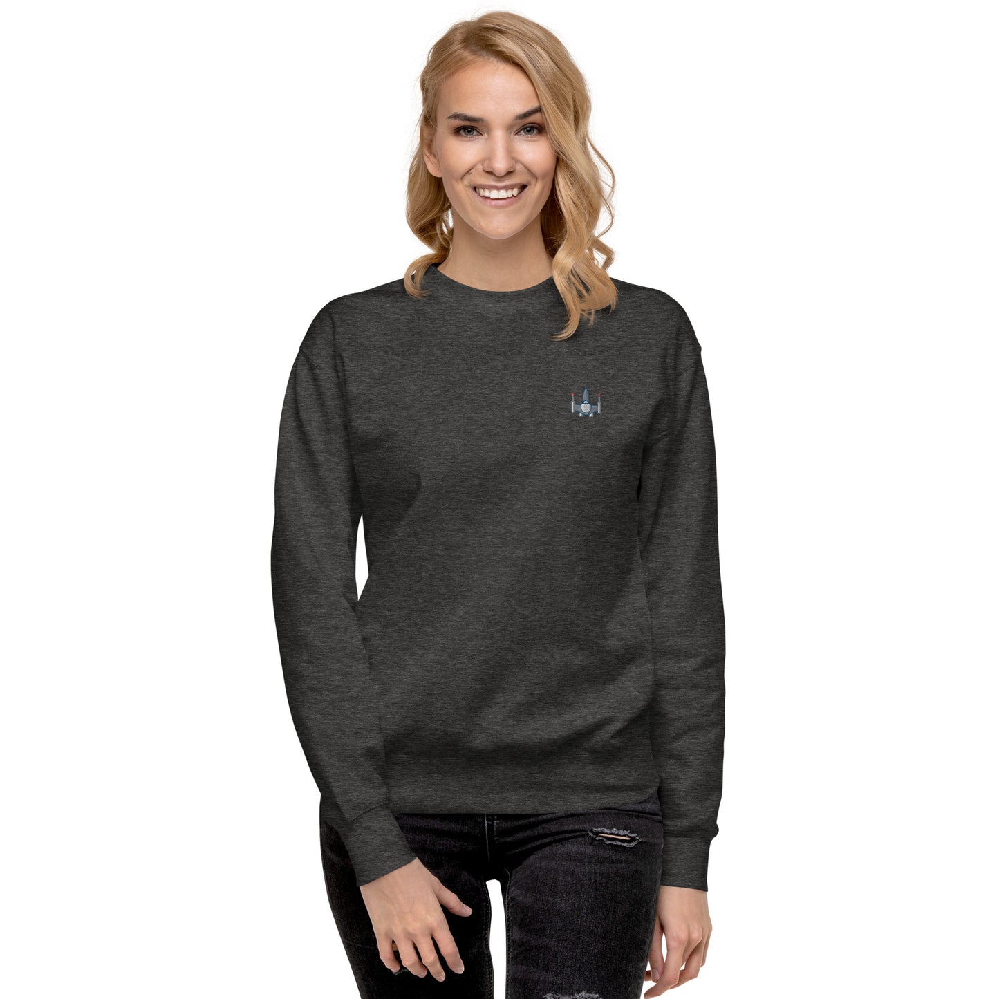 Femmes | Sweatshirt - Broderie - Vaisseau spatial