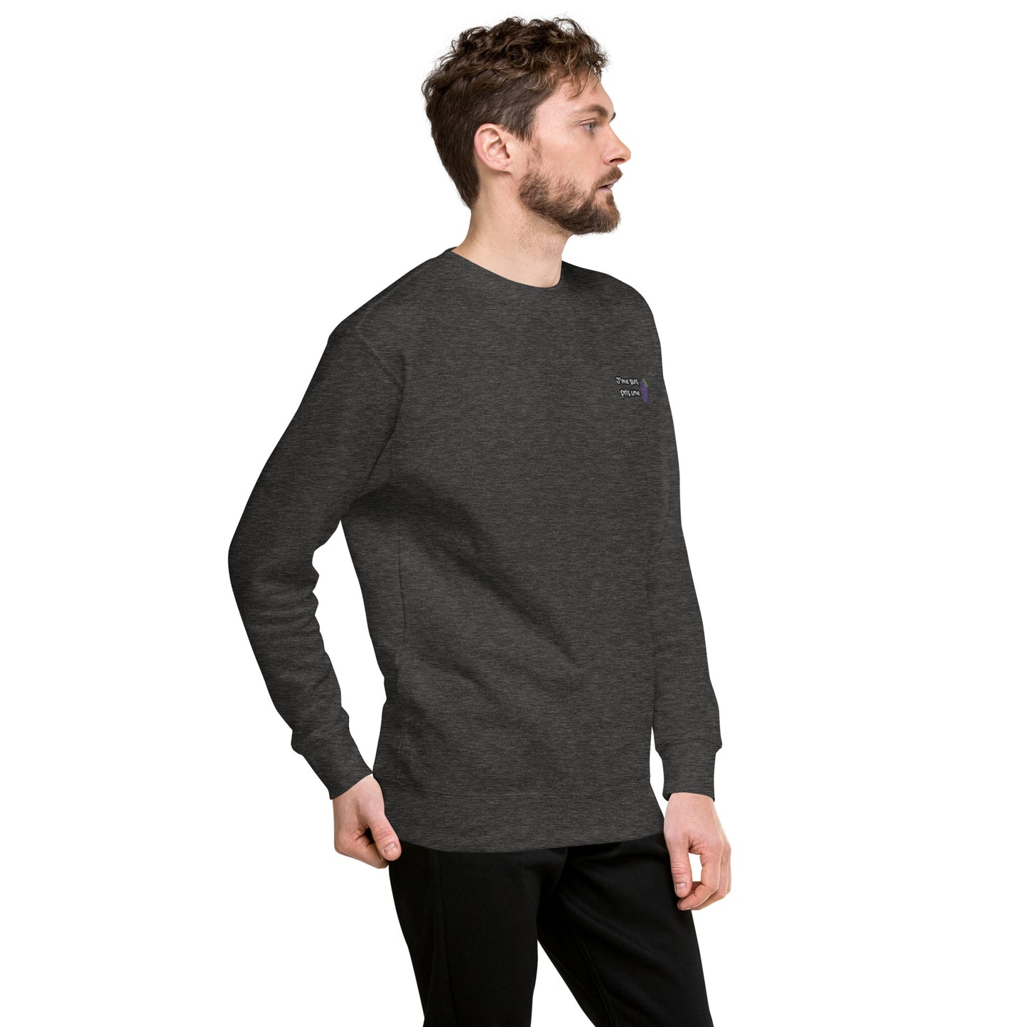 Hommes | Sweatshirt - Broderie - J'me suis pris une prune