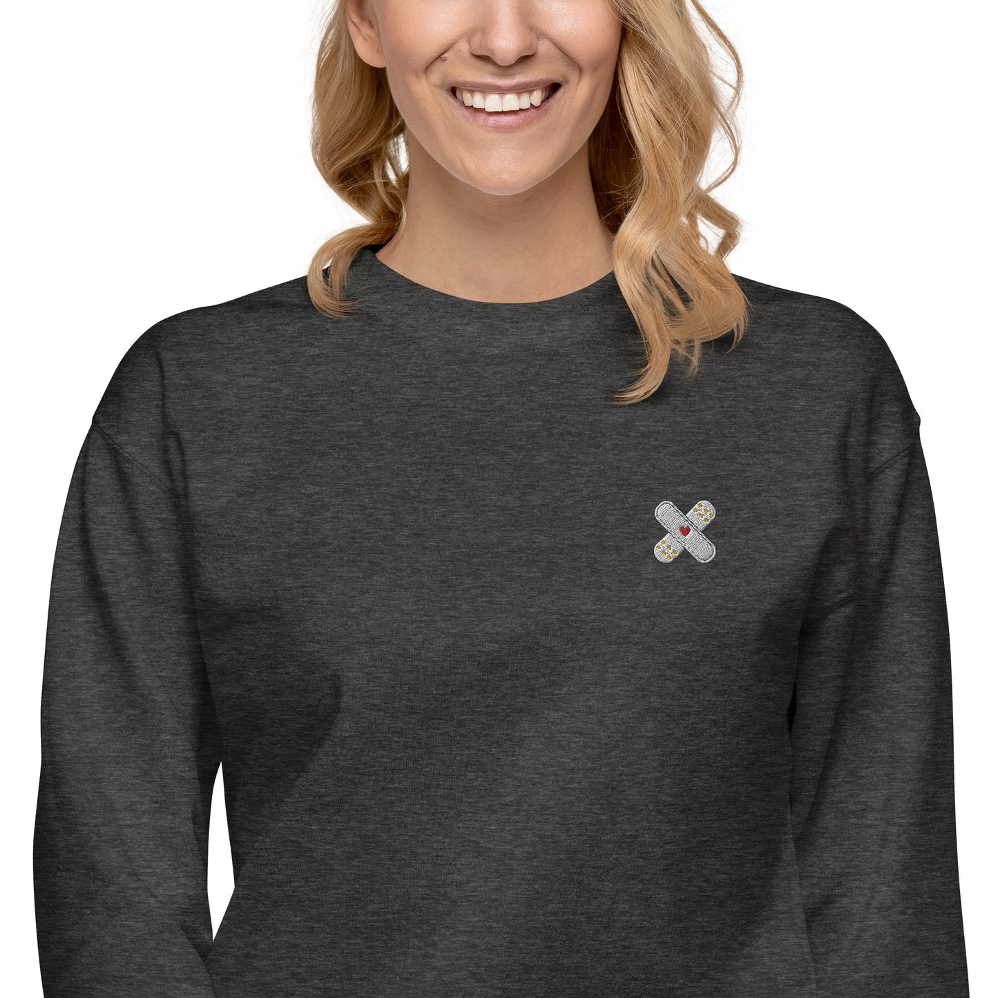 Femmes | Sweatshirt - Broderie - Pansement