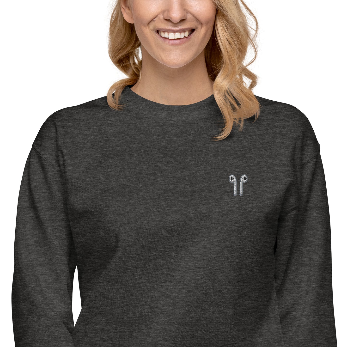 Femmes | Sweatshirt - Broderie - Ecouteurs