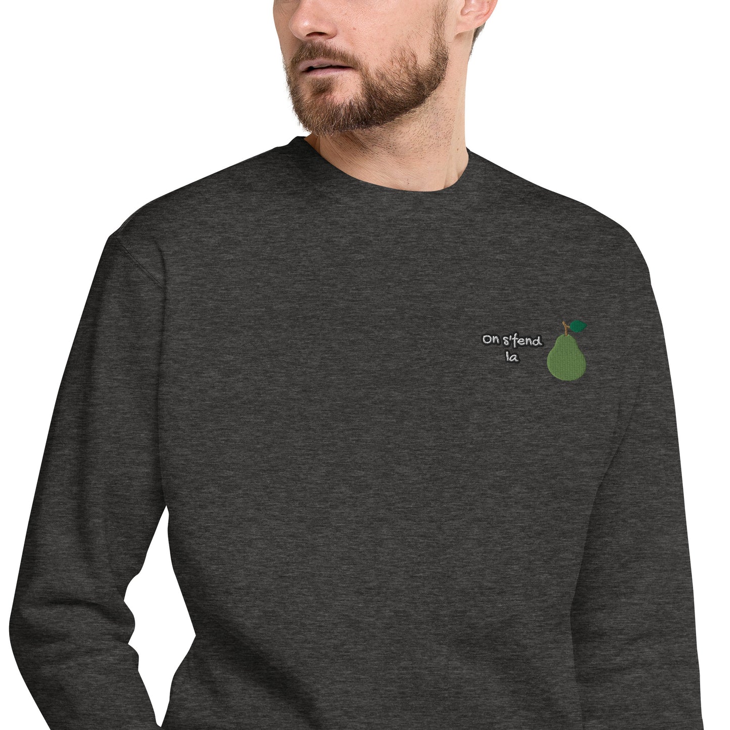 Hommes | Sweatshirt - Broderie - On s'fend la poire