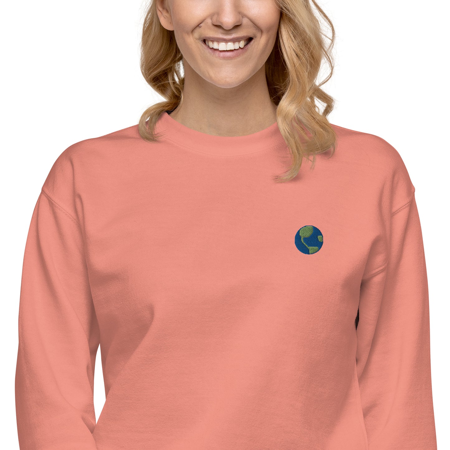 Femmes | Sweatshirt - Broderie - Terre