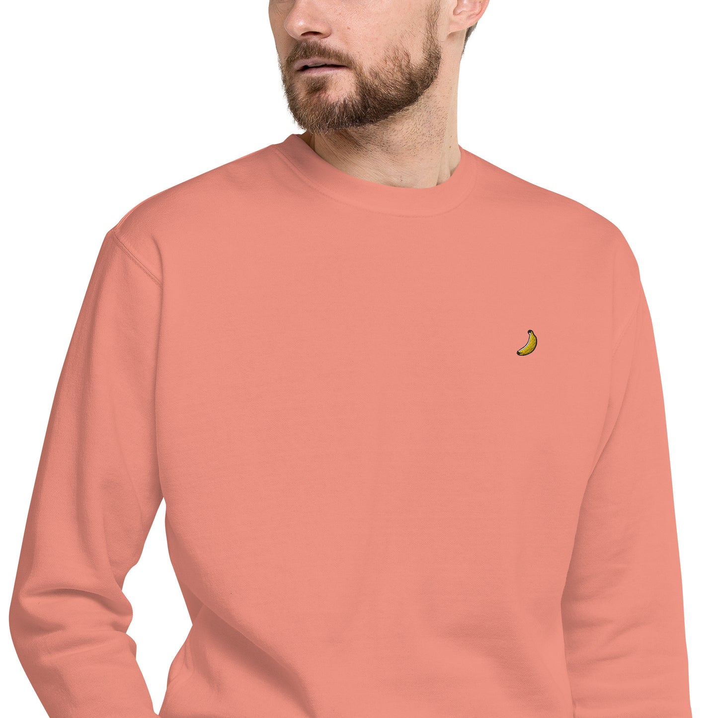 Hommes | Sweatshirt - Broderie - Banane