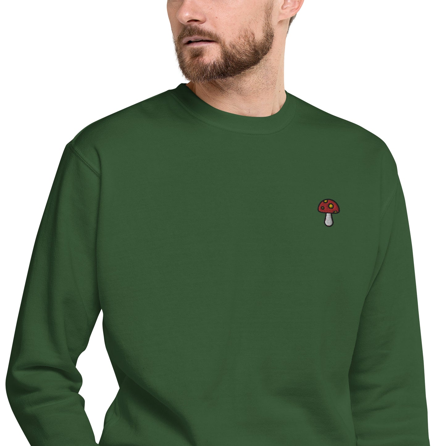 Hommes | Sweatshirt - Broderie - Champignon