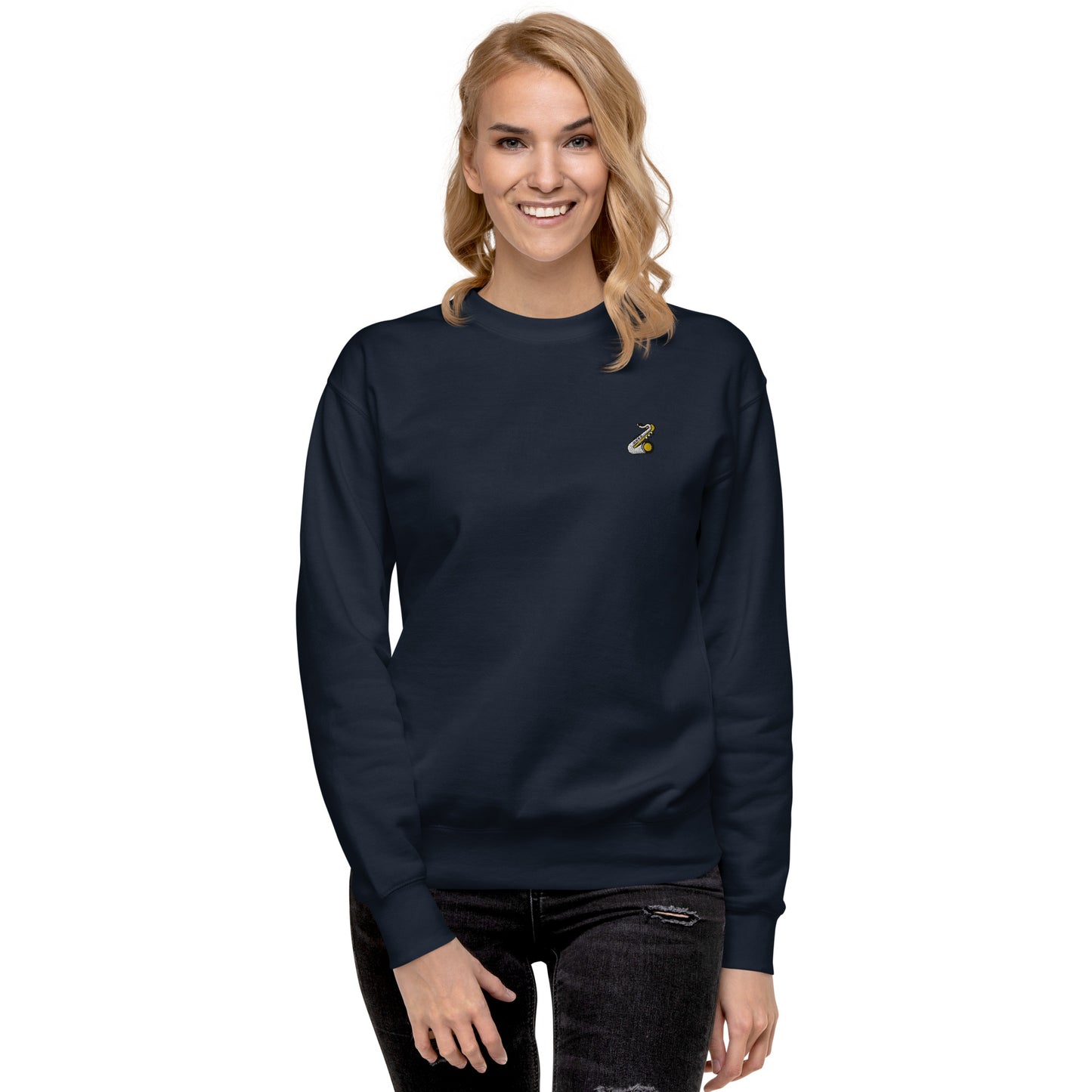 Femmes | Sweatshirt - Broderie - Saxophone