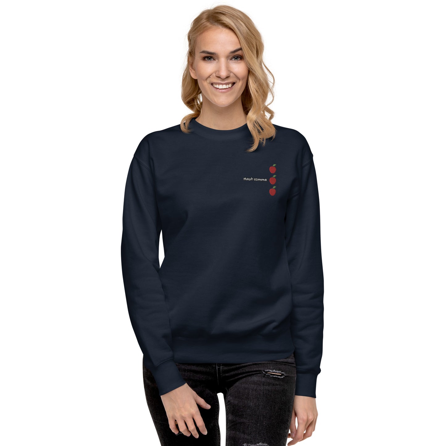 Femmes | Sweatshirt - Broderie - Haut comme 3 pommes