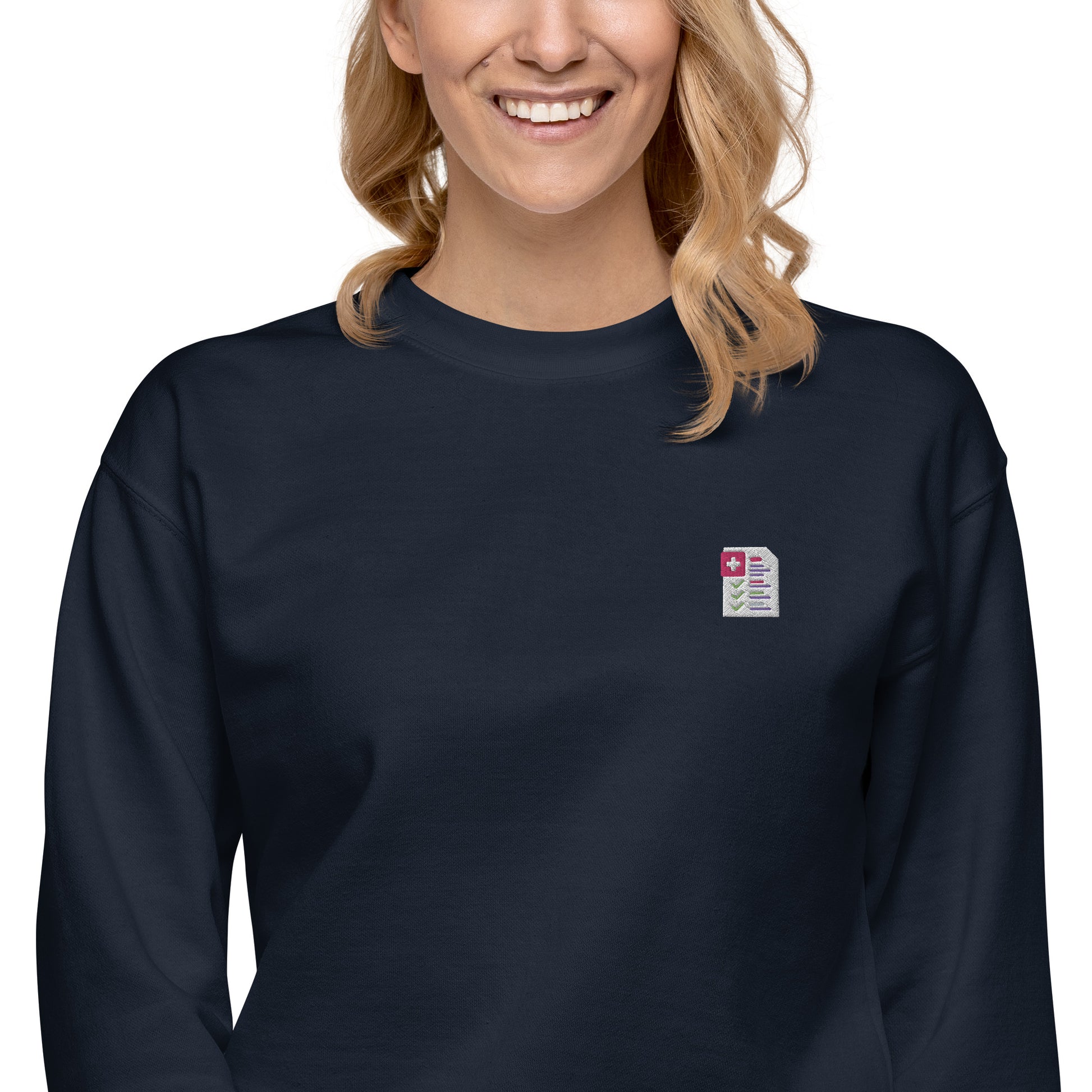 Femmes | Sweatshirt - Broderie - Check-up Sewphisticate