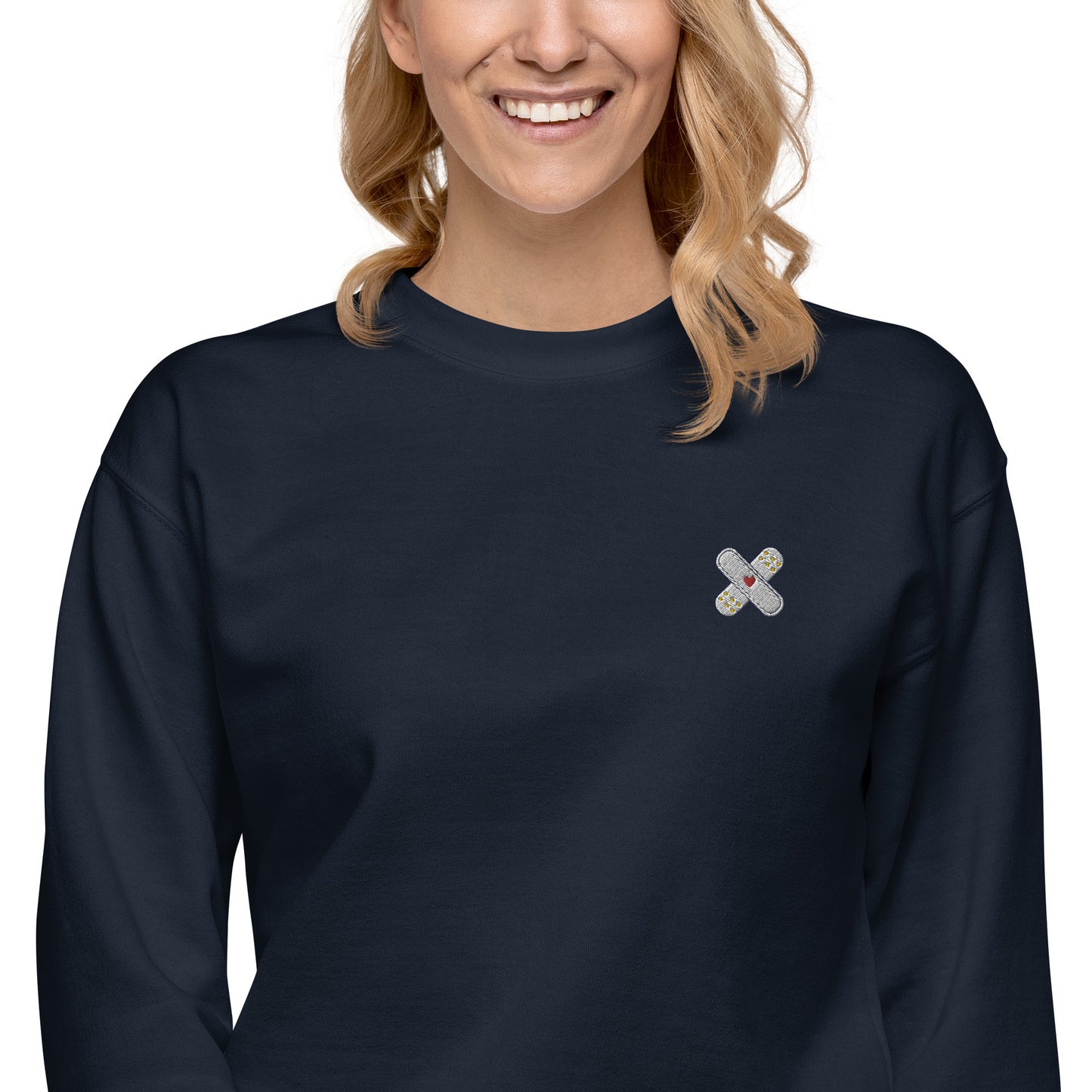 Femmes | Sweatshirt - Broderie - Pansement