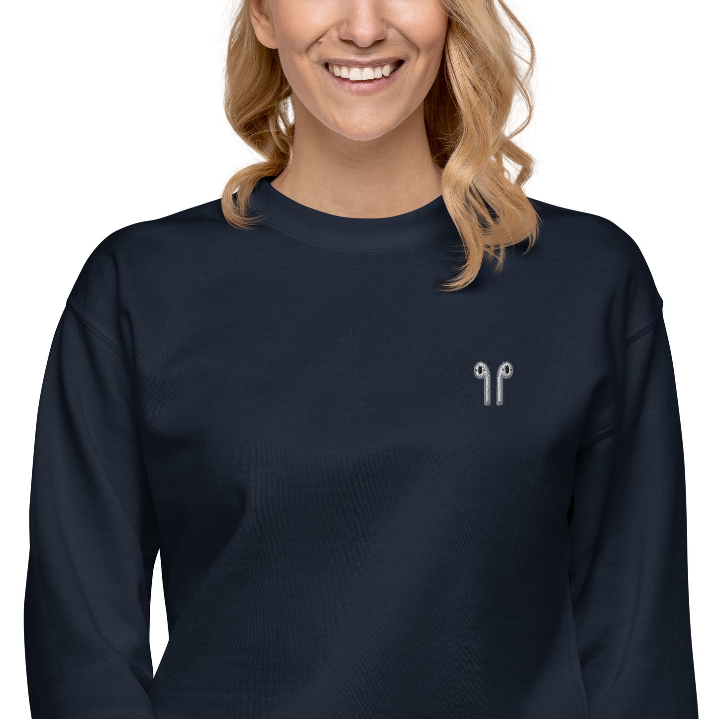 Femmes | Sweatshirt - Broderie - Ecouteurs