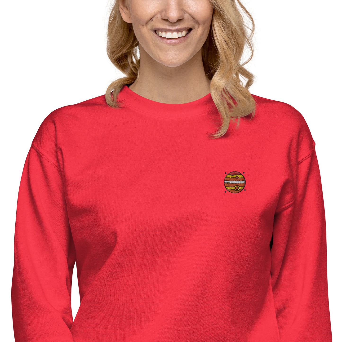 Femmes | Sweatshirt - Broderie - Jupiter