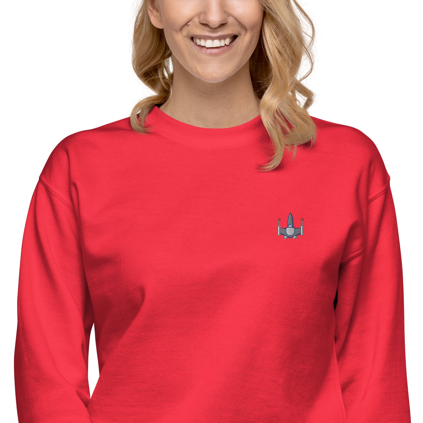 Femmes | Sweatshirt - Broderie - Vaisseau spatial