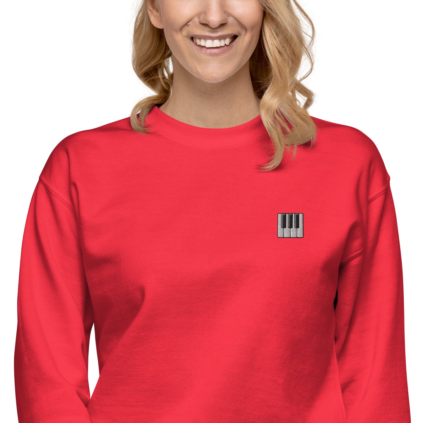 Femmes | Sweatshirt - Broderie - Piano