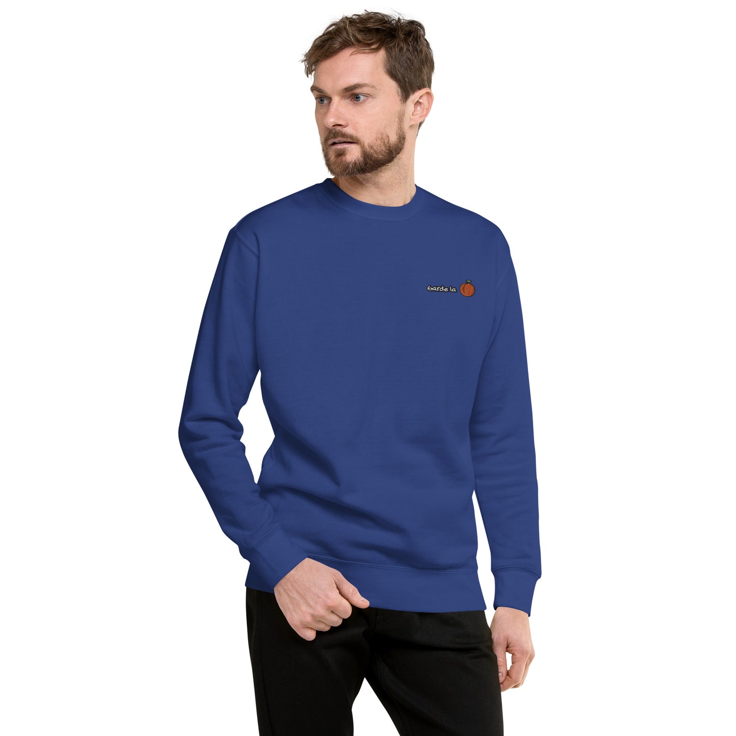 Hommes | Sweatshirt - Broderie - Garde la pêche